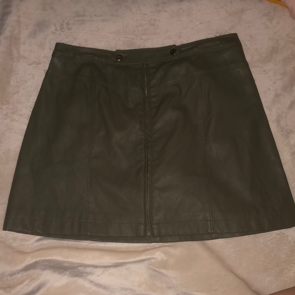 Olive Green Skirt